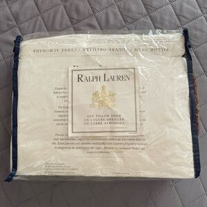 Ralph Lauren Rosellini Jardiniere Paisley Red Sateen KING Sham NOS in Package
